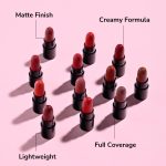 Mila Beauté 12 Creamy Matte Mini Lipstick Kit | Lip Hydrating & Light-weight | Long Lasting Lipsticks for Women | Suitable All Indian Tones | Shade - B 12g - Image 3