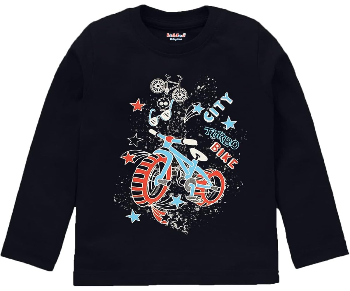 kiddeo Boys Full Sleeve t Shirts(2k18)(03)(Pack of 5) - Image 4