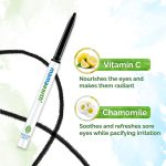 Mamaearth Long Stay Kajal Pencil Black Retractable Waterproof, With Vitamin C & Chamomile, Charcoal Black, Matte Finish - Image 5