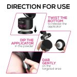 RENEE Cover-Up Hair Powder - Black | Covers Grey Roots & Bald Spots Instantly | Highly Pigmented, Fuller & Denser Look | Long-Lasting | Matte Finish | Fine Powder | Flawless Application | 4gm - Image 5