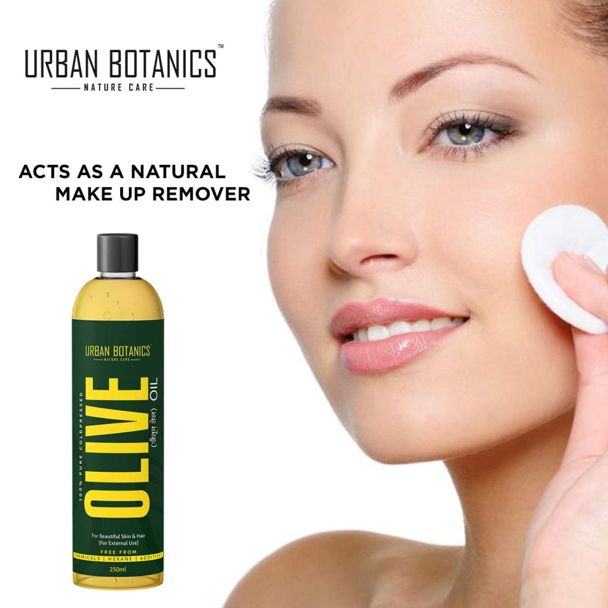 UrbanBotanics® Pure Cold Pressed Olive Oil For Hair and Skin, 250ml - Image 5