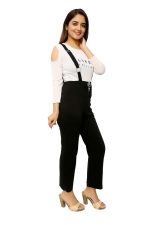 FNOCKS Girl's Casual WEAR Slim FIT Stretchable Soft Fabric Jumpsuit - Image 3