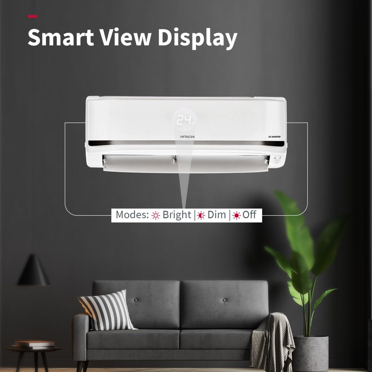 Hitachi 2 Ton Class 5 Star, 4-Way Swing, ice Clean, Xpandable+, Inverter Split AC (100% Copper, Dust Filter, 5500STXL RAS.V522PCBISH1, White) - Image 9