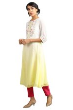 Wishful Women's Georgette Straight Kurta - Image 3