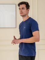 Lux Cozi Half Sleeves Round Neck Regular Fit T-Shirt for Men|Round Neck Casual T-Shirt for Men - Image 4