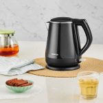 Havells Aqua Plus Electric Kettle 1.2 Litre, 1250 Watt | 304 Stainless Steel Inner Body | Cool Touch Body | Auto Shut-Off |Wider Mouth| 2 Year Warranty (Black) - Image 10