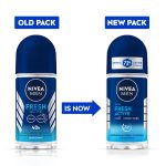 NIVEA MEN Fresh Active 50ml Deo Roll On | With Fresh Ocean Extracts| 72 H Freshness| 0% Alcohol | Dermatologically Approved & Paraben Free Formula - Image 2