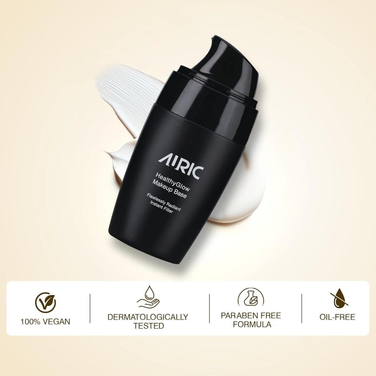 Auric Healthyglow Transparent Makeup Base (28g) I Long Lasting, Flawless and Instant Glow Formula Primer for All Skin Tones I Paraben Free - Image 5