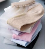 NICSY Socks for Women 5 Pairs socks Transparent Ultra Thin Lace Invisible Socks, Fishnet Socks, Summer Socks, Style Mesh Sheer socks - Image 2