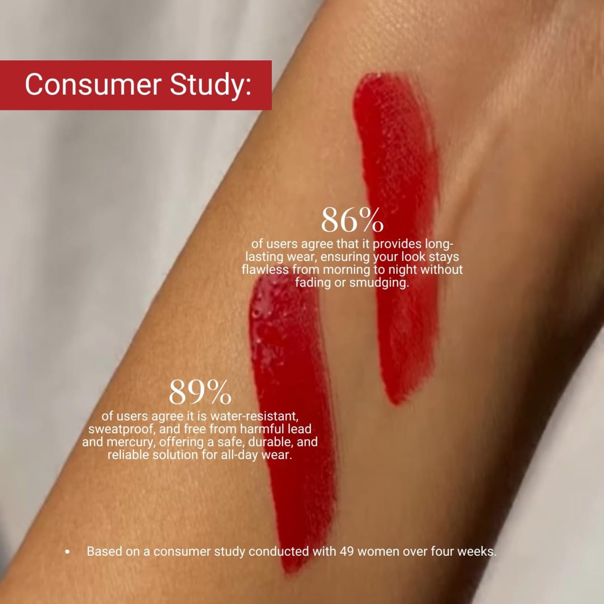 Lashika Liquid Sindoor | Red & Maroon | Vegan, Water-Resistant & Long-Lasting | Pack of 2 | 7ml each (Red & Maroon) - Image 4