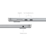 Apple 2024 MacBook Air 15″ Laptop with M3 chip: 38.91 cm (15.3″) Liquid Retina Display, 16GB Unified Memory, 512GB SSD Storage, Backlit Keyboard, 1080p FaceTime HD Camera, Touch ID- Silver - Image 4