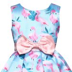 Hopscotch Girl's Fit And Flare Floor Length Dress - Image 3