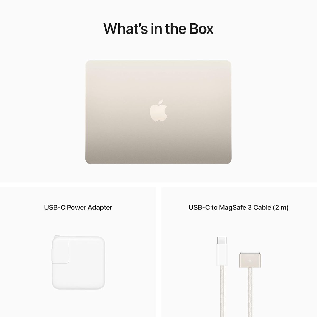 2022 Apple MacBook Air Laptop with M2 chip: 13.6-inch Liquid Retina Display, 16GB RAM, 256GB SSD Storage, Backlit Keyboard, 1080p FaceTime HD Camera. Works with iPhone and iPad; Starlight - Image 6