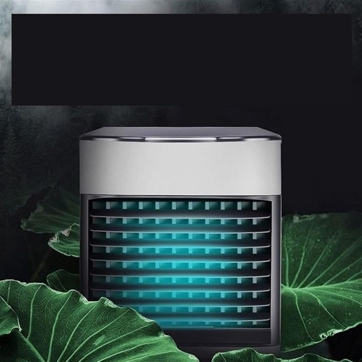 ZAPORA Mini Air Conditioner - Portable, Oscillating Desk Air Conditioner - White - Personal - 3 Speeds - Residential Use - Image 3