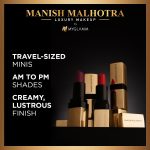 MyGlamm Manish Malhotra Hi Shine Mini Lipstick Set - Afterparty - 1.5g (Set of 2) | Pinkish Purple & Fierce Red Shade Lipsticks Combo | Long Lasting Cream Finish - Image 3