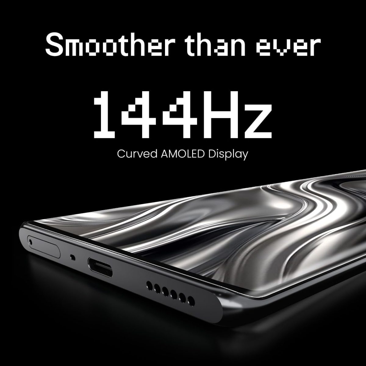 POVA Curve 5G (Geek Black, 8GB+128GB) | 144Hz Curve AMOLED | Slimmest 7.45mm Curve with 5500mAh Battery | Segment's 1st AI with Indian Languages |Best AI Call Assistant | 64MP IMX682 Rear Camera - Image 3