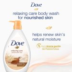 Dove Relaxing Shea Butter Body Wash with Vanilla for Soft Skin, Soothing Scent, 1L - Image 4