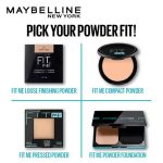 Maybelline New York Powder Foundation, Pressed Powder Compact, Mattifies Skin, Incl. Mirror and Applicator, Fit Me, 120 Classic Ivory, 8.5g - Image 4