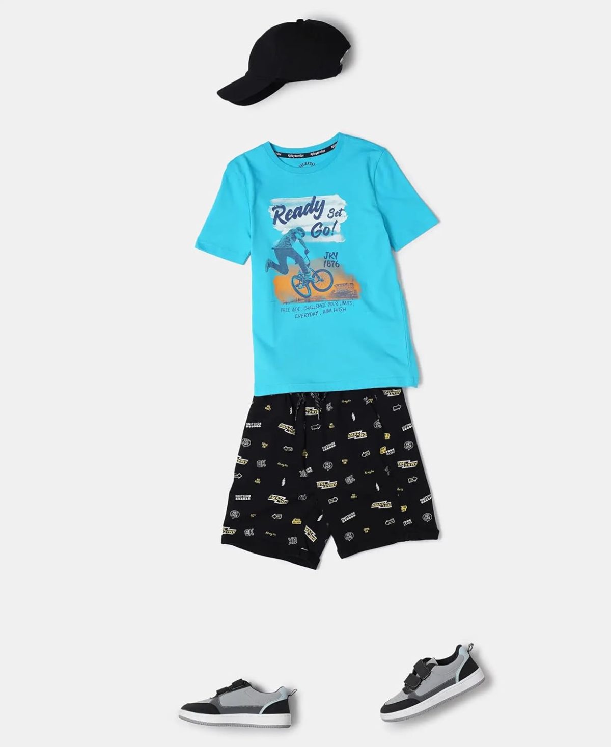Jockey AB23 Boy's Super Combed Cotton Graphic Printed Half Sleeve Regular Fit T-Shirt (Prints May Vary) - Image 5