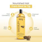 Rey Naturals Cold Pressed Castor Oil, 200ml - Image 2