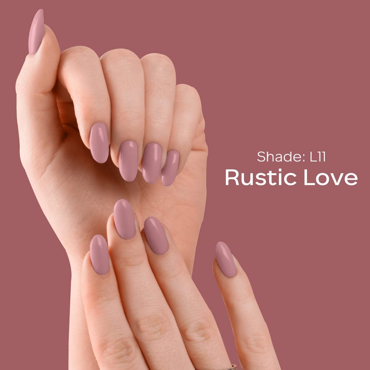 FACESCANADA Ultime Pro Splash Luxe Nail Enamel - Rustic Love (L11), 12ml | Glossy Finish | Quick Drying | Long Lasting | High Shine | Chip Defiant | Even-Finish | Vegan | Non-Toxic | Ethanol-Free - Image 5