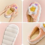Panihari Warm Slipper for Women's Fur Closed Toe Intresting Star Winter Fashion for House & Bedroom Home Indoor Outdoor Sandals (1 Pair) - Image 6