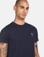 U.S. POLO ASSN. Men Crew Neck Embroidered Logo I633 Lounge Regular Fit T-Shirt (Pack of 1) - Image 5