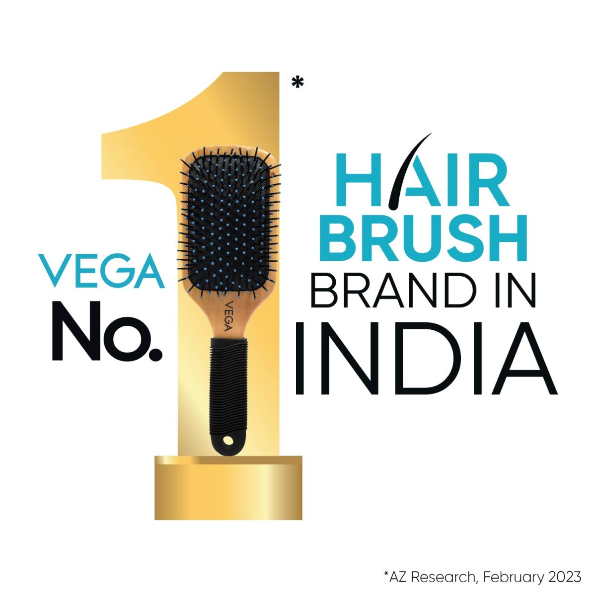 VEGA Round Brush For Men & Women, (R3-RB), Color May Vary - Image 2