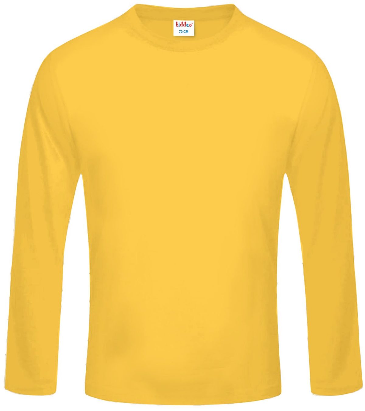 kiddeo Kids Boys Plain Full Sleeve t Shirts (Rd_yl_pur)(Pack of 3) - Image 3