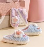 Panihari Warm Slipper for Women's Fur Closed Toe Intresting Star Winter Fashion for House & Bedroom Home Indoor Outdoor Sandals (1 Pair) - Image 4