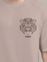 BULLMER Black Trendy Front and Back Printed oversized Round Neck T-shirt for men - Image 7