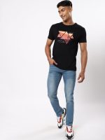Bewakoof Men's Printed 100% Cotton T-Shirt - Regular Fit, Round Neck, Half Sleeves - Image 5