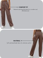 Leriya Fashion Trouser for Women | Track Pant for Women | Cargo Style Trouser Track Pants for Women | Hight Waist Track Pants for Women | Trousers for Women - Image 4