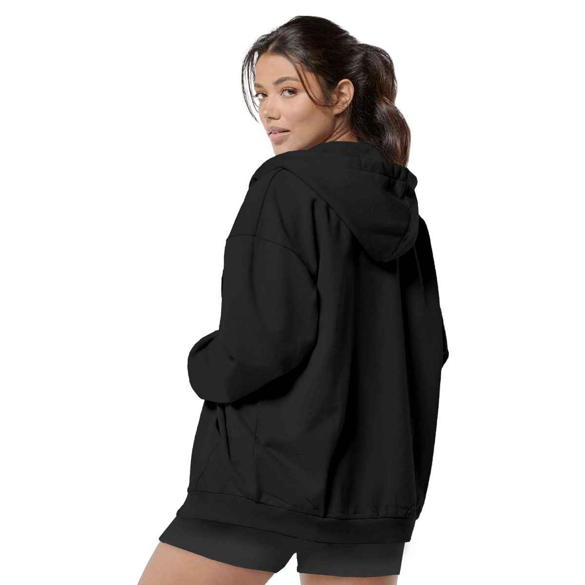 FUNKY MONKEY - Women's Cute Hoodies Teen Girl Winter Jacket Sweatshirts Casual Drawstring Clothes Zip Up Hoodie with Pocket - Image 3