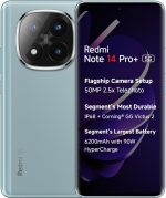 Redmi Note 14 Pro+ 5G (Spectre Blue, 12GB RAM+ 512GB Storage) | Snapdragon 7s Gen 3 Processor | AMOLED Display | Dual Nano-SIM | 6200mAh Battery