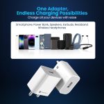 Portronics Adapto 12 2.4A 12W Fast Wall Charger for iPhone 11/Xs/XS Max/XR/X/8/7/6/Plus, iPad Pro/Air 2/Mini 3/Mini 4, Samsung S4/S5, and More(White) - Image 4