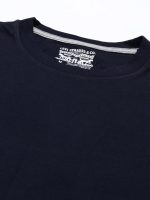 Levi's 025 Men's Premium Soft Cotton Solid T-Shirt - Round Neck, Short Sleeves with Side Branding (Pack of 1) - Image 7