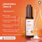 Plum 10% Vitamin C & Calendula Barrier Boosting + Glow Serum | Boosts glow from 1st use | Ceramides strengthens skin barrier | Niacinamide fights pigmentation & dark spots | Non-irritant| Men & Women | For all skin types | 30ml - Image 4