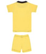 SR Kids Boys Cotton Half Sleeve Rib Neck Self Design Tshirts and Shorts Multi-Color Pack of 3 - Image 4