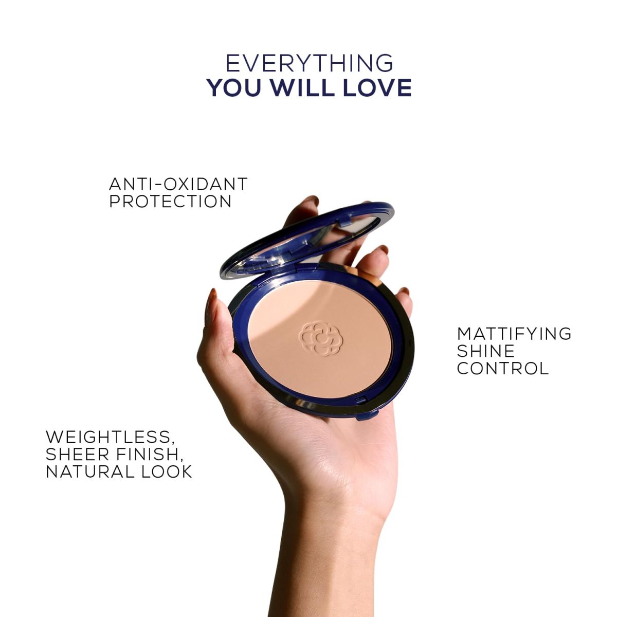 Chambor My Match Silver Shadow compact powder, Sheer Finish, Natural, 16g - Image 4