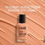 Lakme Perfecting Liquid Foundation, Pearl, Waterproof Full Coverage Long Lasting - Light Oil Free Face Makeup with Vitamin E, Dewy Finish Glow, 27 ml - Image 4
