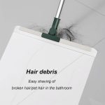 Misamo Enterprise 50-Inch Rotating Floor Squeegee, Heavy Duty Bathroom Wiper with 180-Degree Swivel Head, Sage Green - Image 7