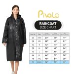 Pivalo EVA Waterproof Rain Coat Hooded Universal Outdoor Water Resistant Portable Suit for Men Women Boys & Girls (Universal Size,1 Pc Black) - Image 2