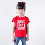 Hangout Hub Family-Sibling- Kids Boy's & Girl's Cotton Printed Regular Fit T-Shirts (Pack of 2) Worlds Best Brother Worlds Best Sister Matching Twinning Tees - Image 4