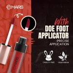 MARS Popstar Drying Liquid Mousse Lipstick for Women with Matte Finish | Lightweight and Non-Sticky Formula | Up to 12 Hour Long Lasting | Transferproof & Waterproof (6.0ml) (03-Chorus Girl) - Image 5