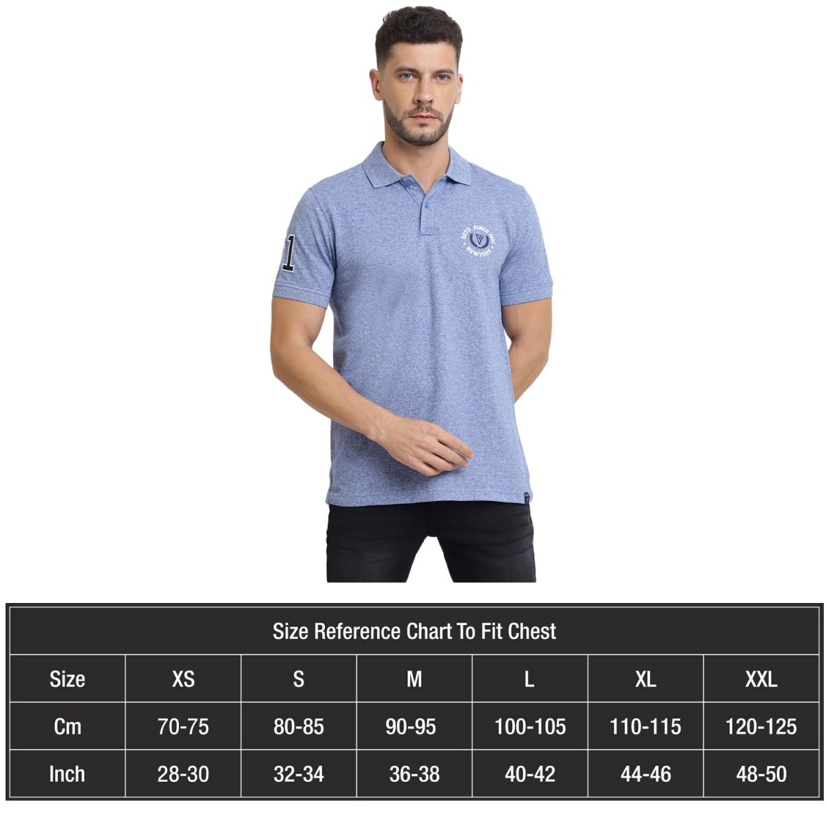 Van Heusen Men's Cotton Regular Fit T-Shirt - Image 9