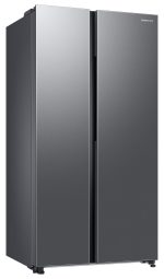 Samsung 653 L, 3 Star, Frost Free, Double Door, Convertible 5-in-1 Digital Inverter, Side By Side AI Enabled Smart Refrigerator with WiFi (RS76CG8003S9HL, Silver, Refined Inox) - Image 7