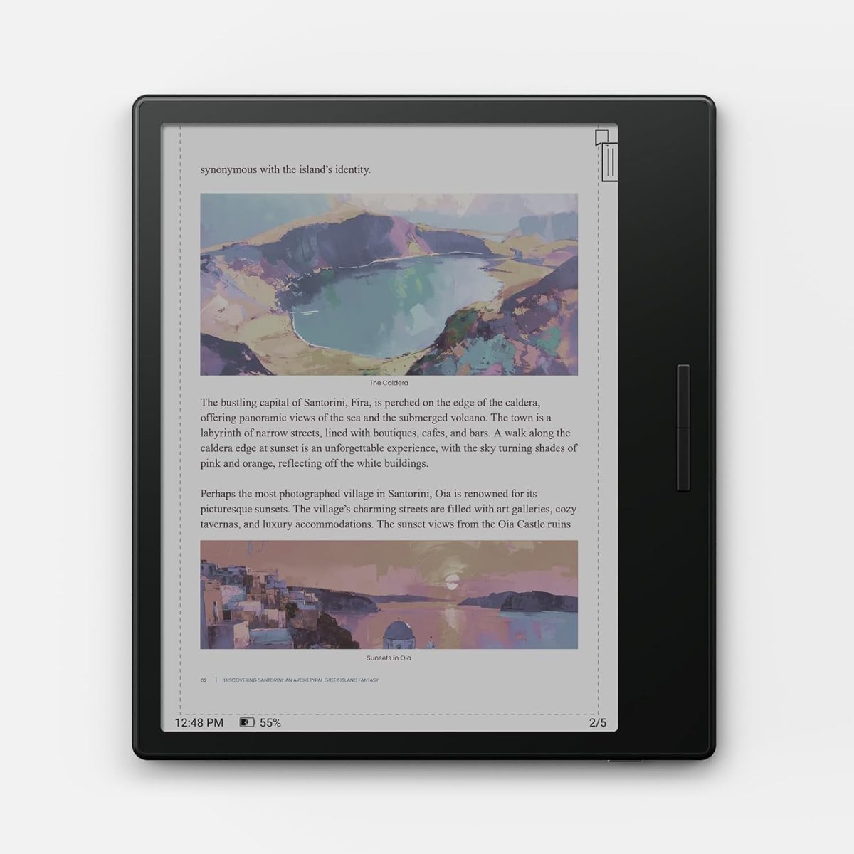 B00X Tablet Go Color 7 ePaper E Ink Tablet 4G 64G Front Light (Black) - Image 2