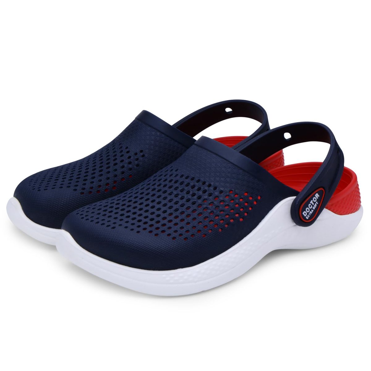 DOCTOR EXTRA SOFT Men's Classic Casual Sports Clogs/Sandals with Adjustable Back Strap for Adult | Comfortable & LightWeight| Stylish & Anti-Skid| Waterproof & Everyday Use Mules for Gents & Boys D-513 - Image 3
