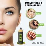UrbanBotanics® Cold Pressed Jojoba Oil for Skin & Hair - Virgin & Unrefined - 100ml - Image 2
